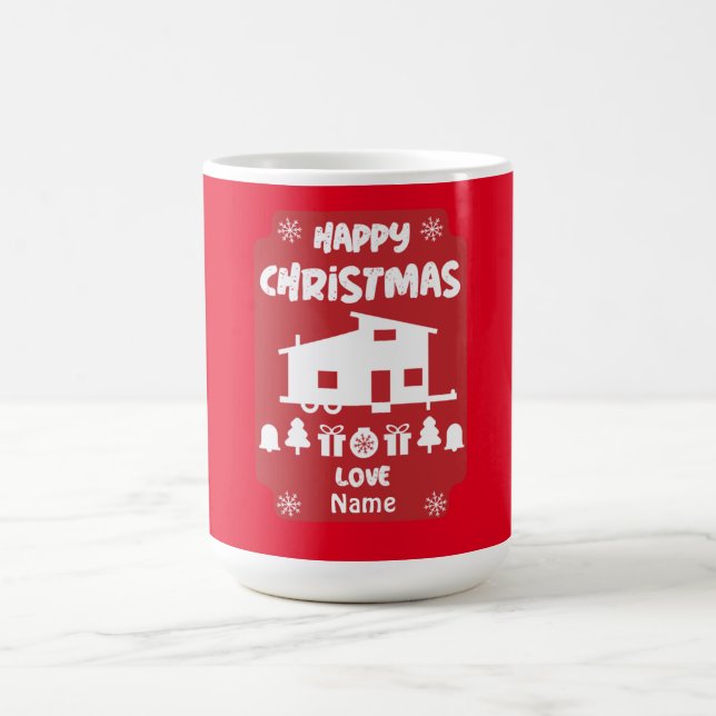 Mug Magic Joyeux Noël de la petite maison (Centre)