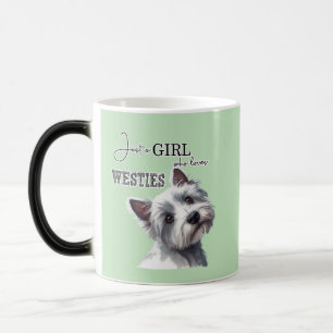 Mug Magic Juste une fille qui aime Westies mignonne Westie A