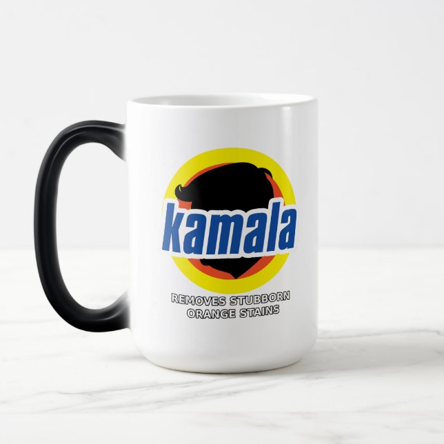 Mug Magic Kamala supprime les taches orange têtues (Gauche)