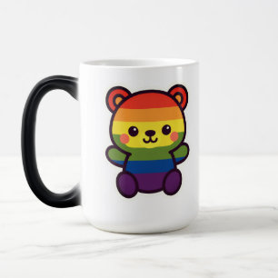 Mug Magic Kawaii Rainbow Teddy - Un joli jeu LGBTQ+ Pride