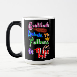 Mug Magic La Gratitude Déverrouille Toute La Vie