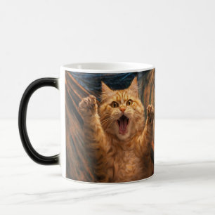 Mug Magic La parodie d'art du chat dans Le Cri