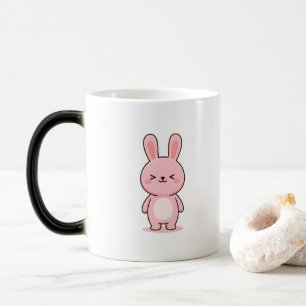 Mug Magic Lapin détendu Style Kawaii Minimaliste