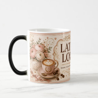 Mug Magic Latte Love Romantic Blush Café Librairie