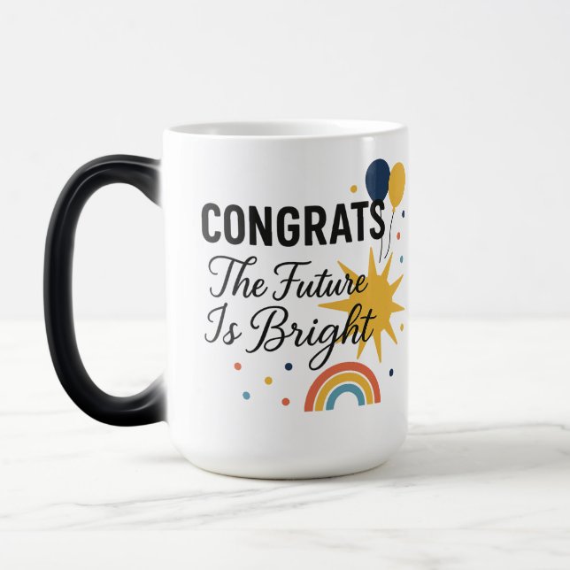 Mug Magic L'Avenir Est Lumineux - Félicitations Chaleur Révé (Gauche)