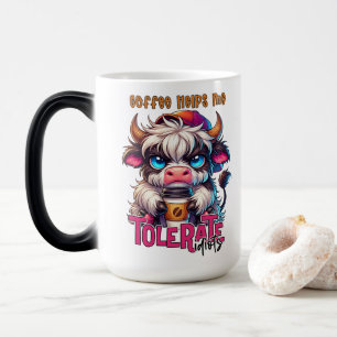 Mug Magic Le café m'aide à tolérer les idiots 
