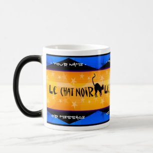 Mug Magic Le Conversation Noir (Mug magique personnalisée)