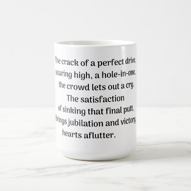 Mug Magic Le frisson du golfeur (Centre)