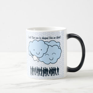 Mug Magic Le nuage raille la bande dessinée drôle de forme