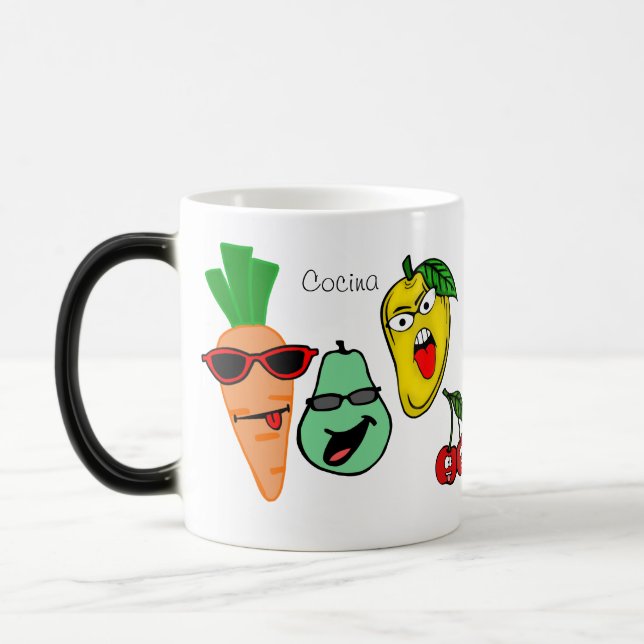 Mug Magic légumes et frutas (Gauche)