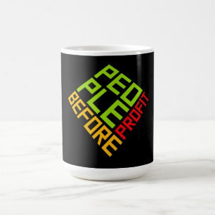 Mug Magic Les Gens Avant le Profit Activisme Justice Sociale