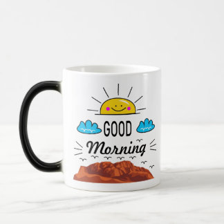 Mug Magic Lever du soleil sur la colline - Matinée inspirant