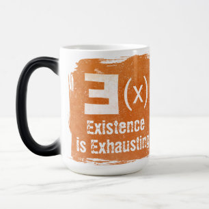 Mug Magic L'existence est épuisante – Drôle de squelette Hal