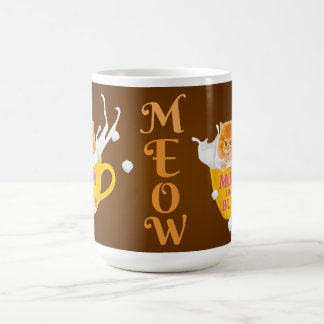 Mug Magic "L'heure de miaulement : Trop occupé pour les câli