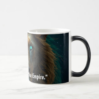 Mug Magic Lion Cybernétique Majestueux Café Fantastique Futu