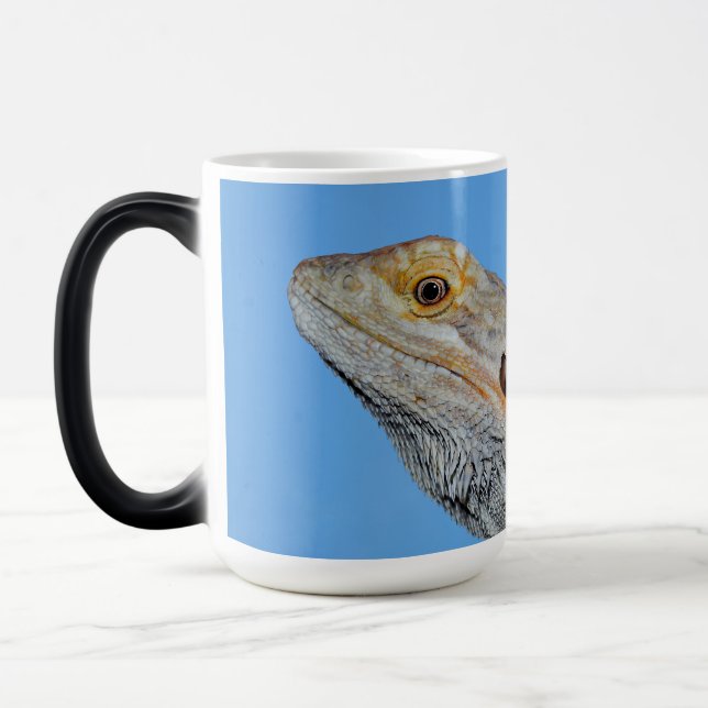 Mug Magic Lizard gris et demi-lune (Gauche)