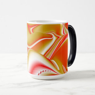 Mug Magic Love and Gold Abstrait 3D Rainbowart
