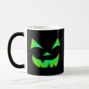 Mug Magic Luminosité dans le Citrouille Jack-o'-lantern vert