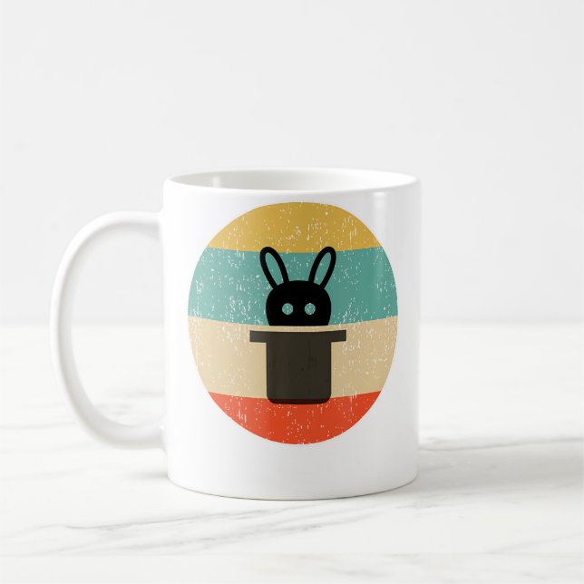 Mug Magic Magician 	s  Gifts Unisex-Kids Retro Magic M (Gauche)