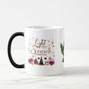 Mug Magic Magique Écriture Dorée Éclairons la Saison Ensembl
