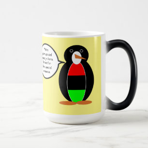 Mug Magic Manchot Mme personnalisé Diaspora africaine parlan