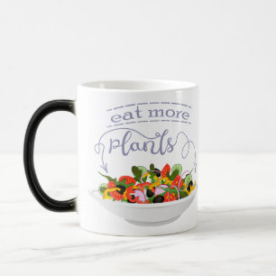 Mug Magic Mangez plus de plantes frais motivation salade let