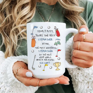 Mug Magic Meilleur beau-père de golf par Par drôle de beau-p