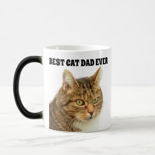MUG MAGIC MEILLEUR CHAT PAPA JAMAIS PERSONNALISÉ PHOTO CAFÉ 