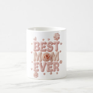 Mug Magic Meilleure Maman Ever Conception 3D Gonflée Fleur