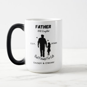 Mug Magic Meilleures amies personnalisées pour père et fille