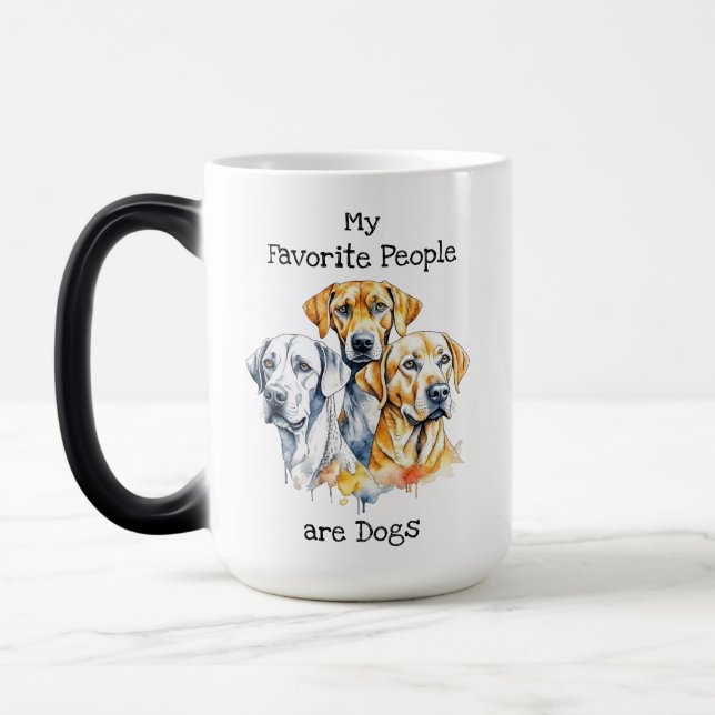 Mug Magic Mes gens préférés sont des chiens (Gauche)