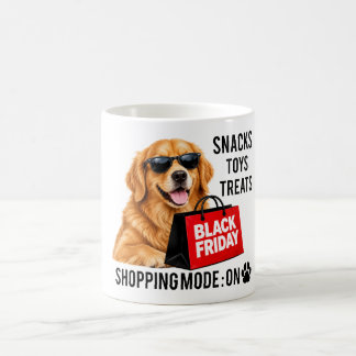Mug Magic Mode Achats Chien Vendredi Noir Retriever Doré Sn