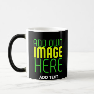 MUG MAGIC MODÈLE DE TEXTE D'IMAGE NOIRE SIMPLE ET MODERNE