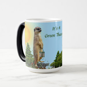 Mug Magic Moments magiques 'Thang vert' Meerkat