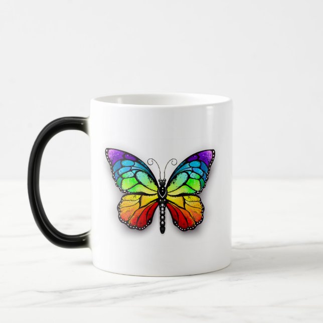 Mug Magic Monarque papillon arc-en-ciel (Gauche)