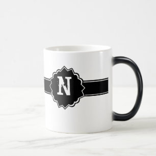 Mug Magic Monogramme noir blanc