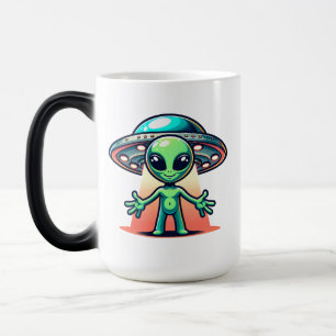 Mug Magic Montez-moi Alien et OVNI
