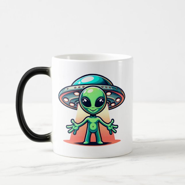 Mug Magic Montez-moi | Alien et OVNI (Gauche)