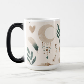 Mug Magic Morphage à motifs boho 15 oz