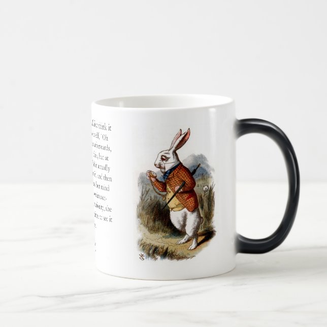 Mug Magic MORPHING : Lapin blanc (Droite)