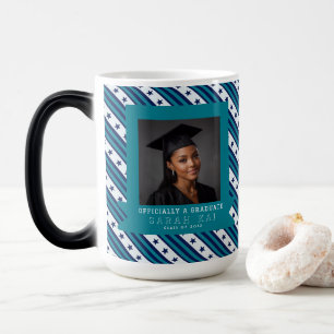Mug Magic Motif à rayures gras Diplômé de la promotion de