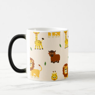 Mug Magic Motif animalier illustré ludique