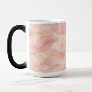 Mug Magic Motif de design abstrait moderne rose tendre