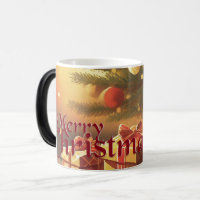 Motif de Noël, avec des cadeaux sous l'arbre de No