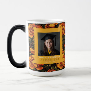Mug Magic Motif Rose Tendance Collège Diplômé