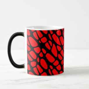 Mug Magic Motif Web gothique rouge et noir