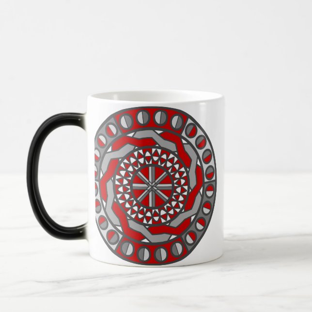 Mug Magic Musique de machine rouge (Gauche)