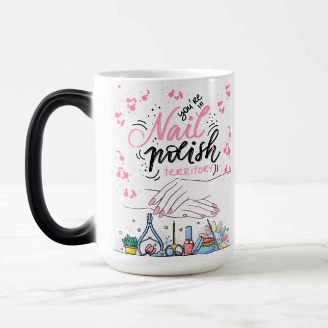 MUG MAGIC NAILS SALON QUOTE STYLE (Gauche)