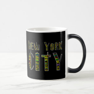Mug Magic New York City Night drôle coloré unique