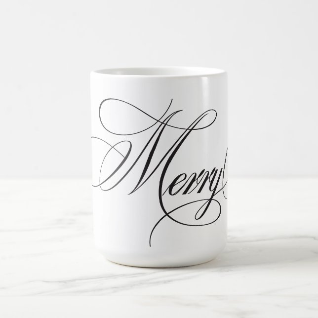 Mug Magic Noël d'élégance À feuillage persistant enchantée (Centre)